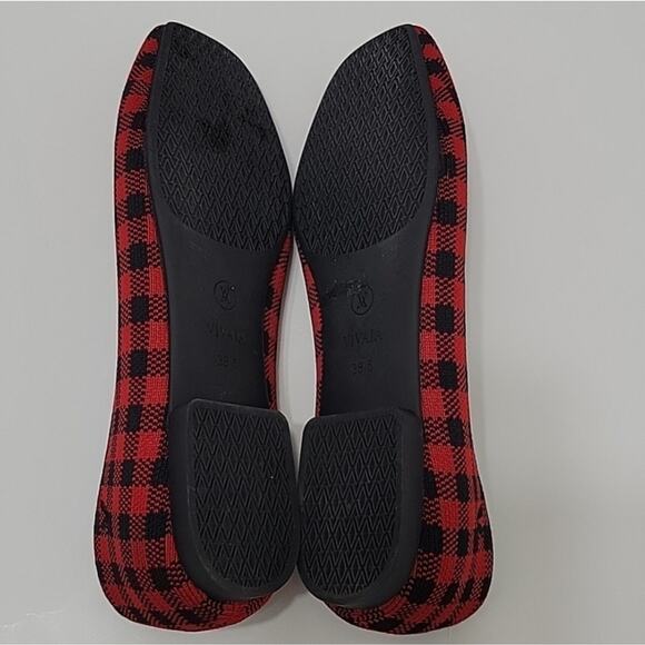 Vivaia Margot 2.0 Square Toe V Cut Flat Shoes - Picture 10 of 12